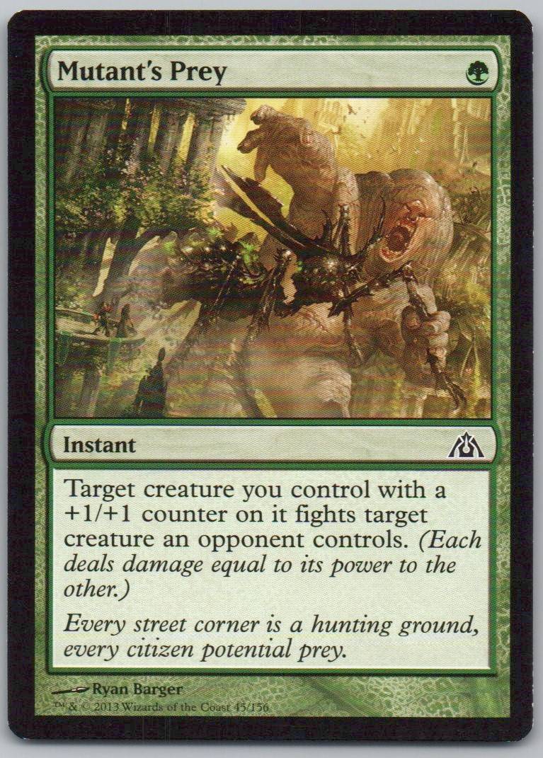 Mutant's Prey 45 Normal Instant Card - Dragon's Maze
