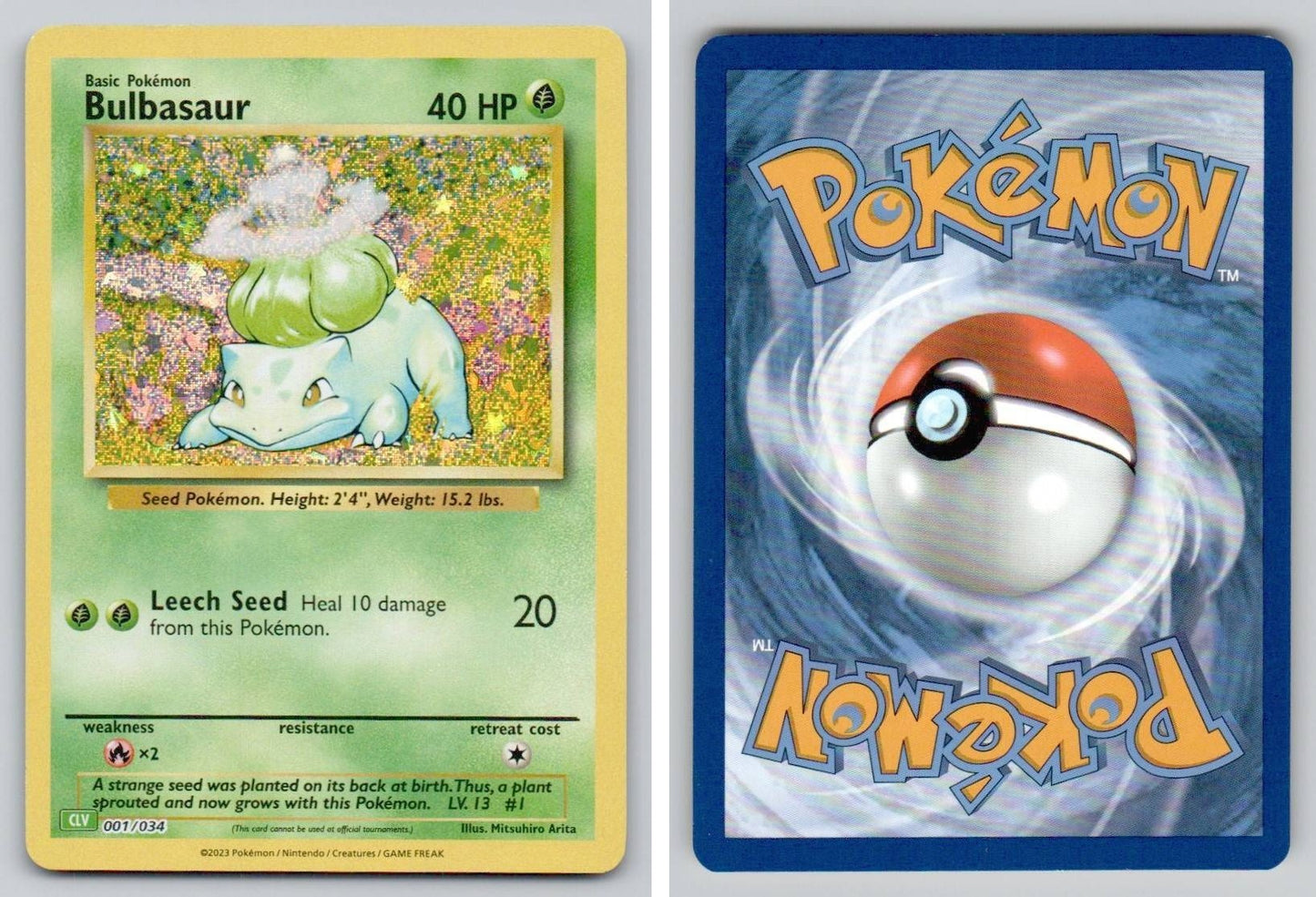Front + Back scan