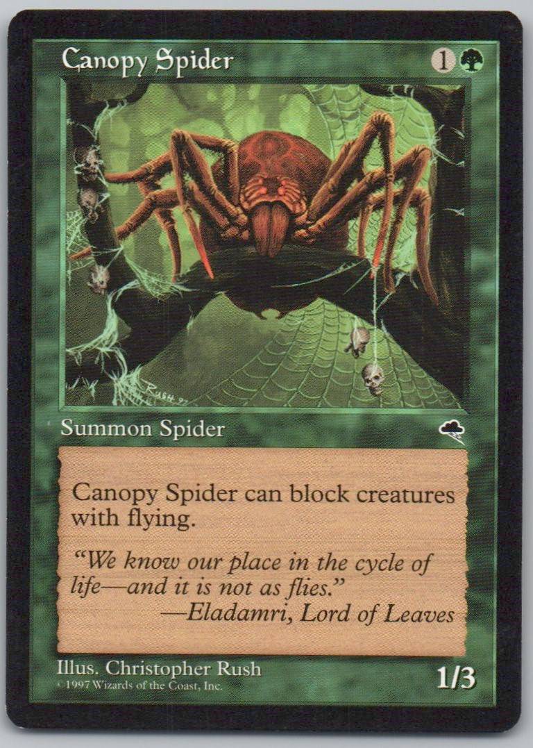 Canopy Spider 217 Normal Creature Card - Tempest