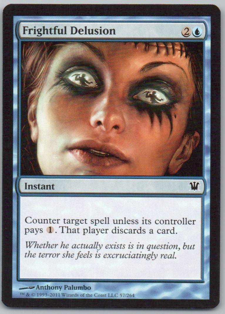 Frightful Delusion 57 Normal Instant Card - Innistrad