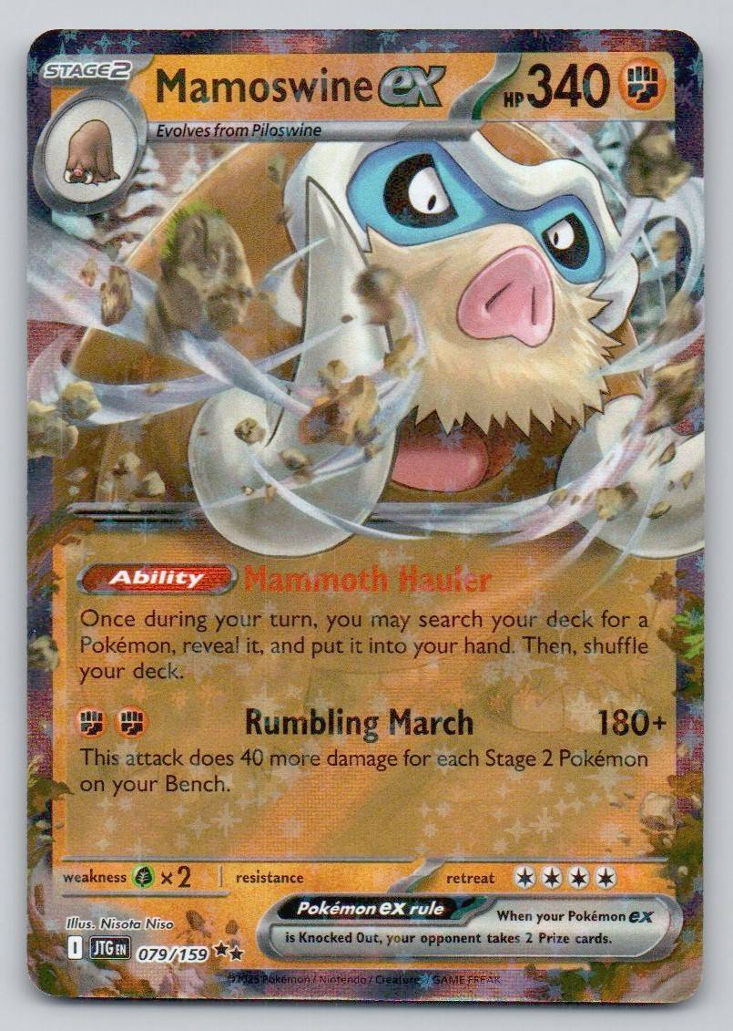 Mamoswine ex 079 NOR Card - Journey Together