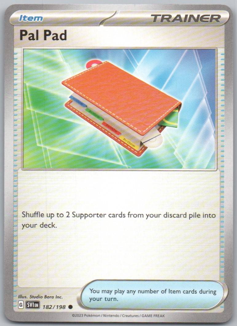 Pal Pad 182 NOR Card - Scarlet & Violet