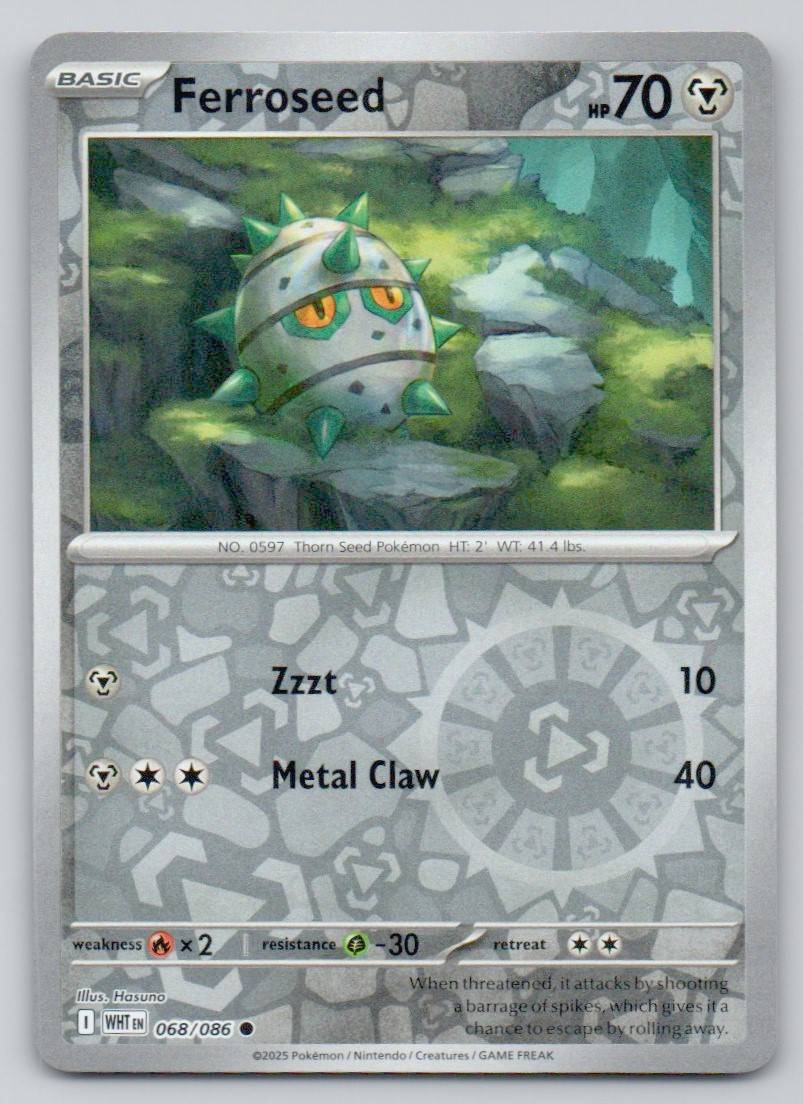 Ferroseed 068 REV Card - White Flare