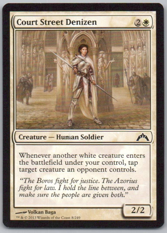 Court Street Denizen 8 Normal Creature Card - Gatecrash