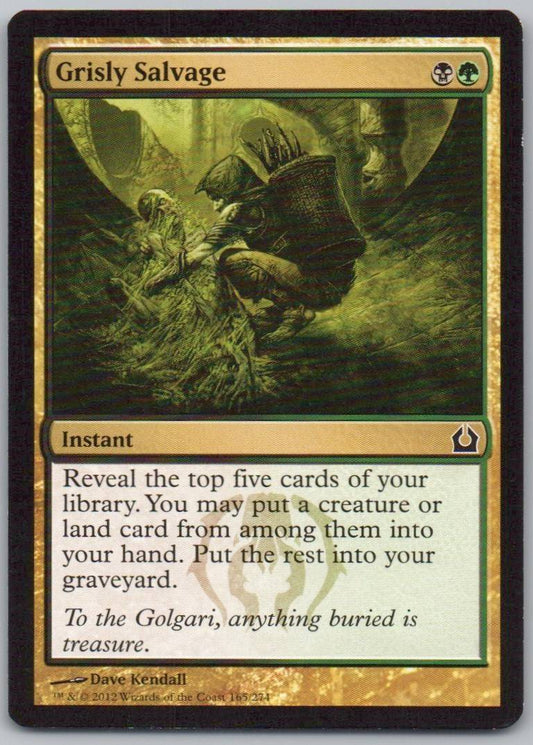 Grisly Salvage 165 Normal Instant Card - Return to Ravnica