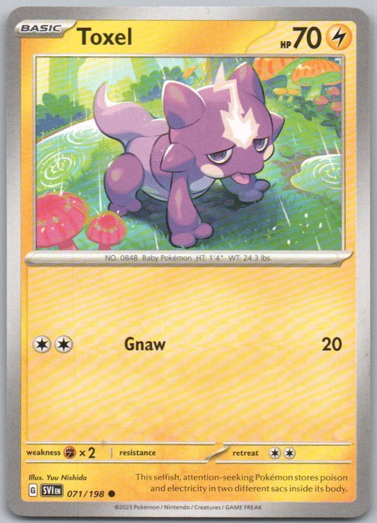 Toxel 071 NOR Card - Scarlet & Violet