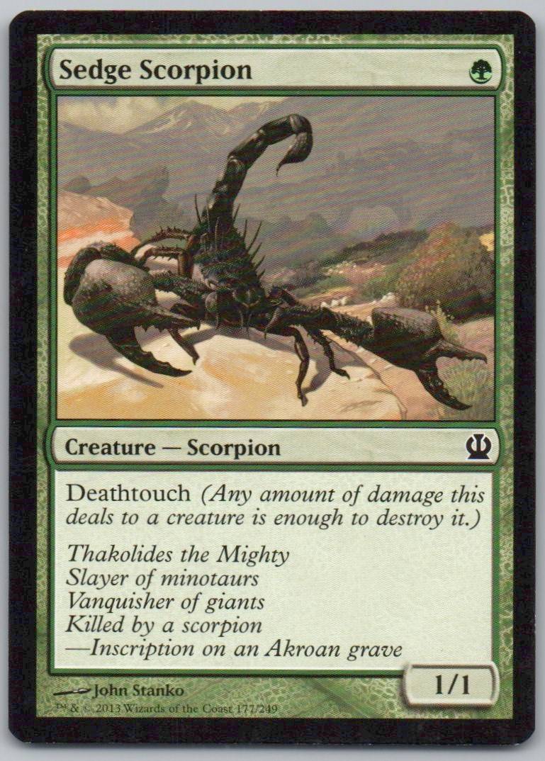 Sedge Scorpion 177 Normal Creature Card - Theros