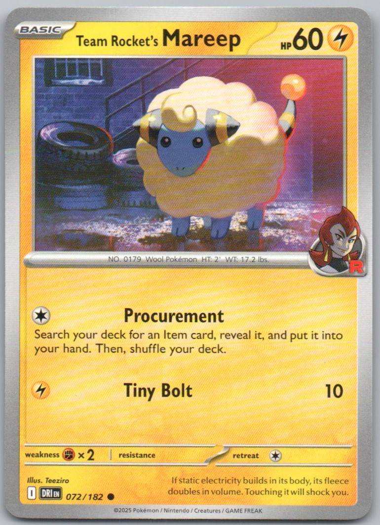 72 - Team Rocket's Mareep