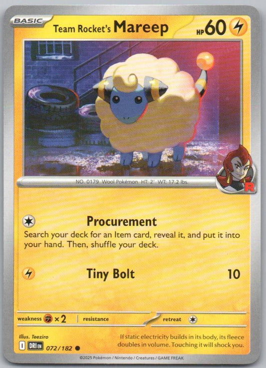 72 - Team Rocket's Mareep