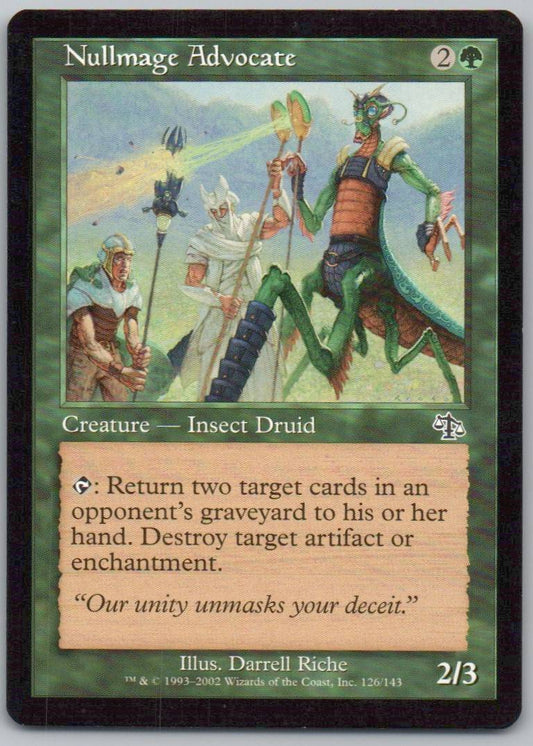 Nullmage Advocate 126 Normal Creature Card - Judgment