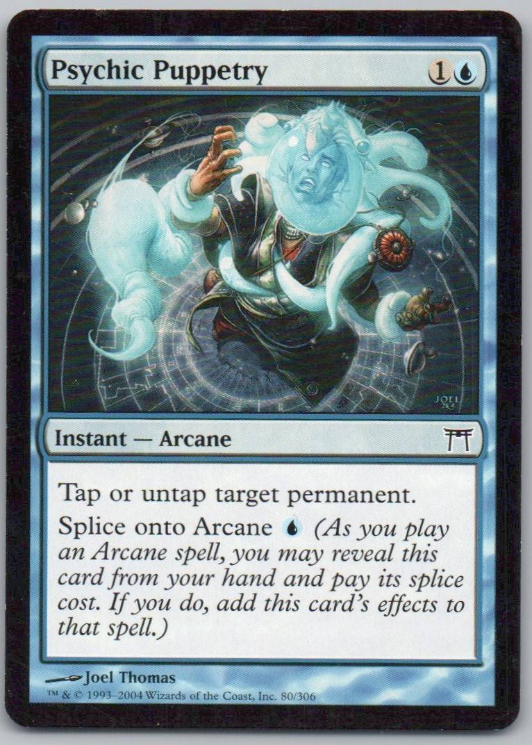 Psychic Puppetry 80 Normal Instant Card - Champions of Kamigawa