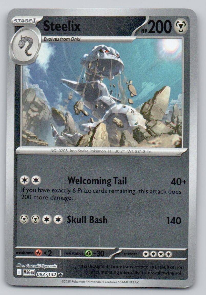 Steelix 093 REV Card - Mega Evolution
