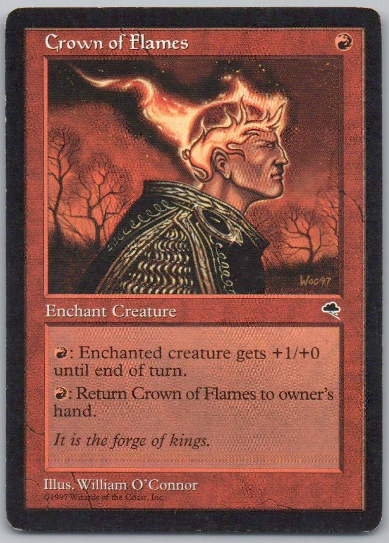 Crown of Flames 169 Normal Enchantment Card - Tempest