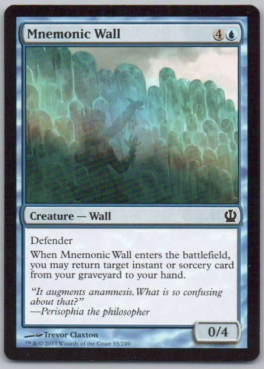 Mnemonic Wall 55 Normal Creature Card - Theros