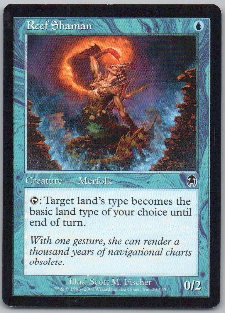Reef Shaman 29 Normal Creature Card - Apocalypse