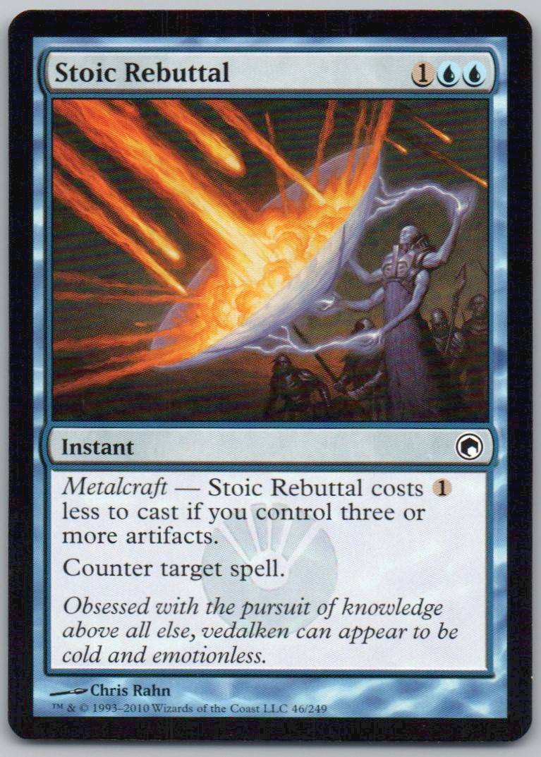Stoic Rebuttal 46 Normal Instant Card - Scars of Mirrodin