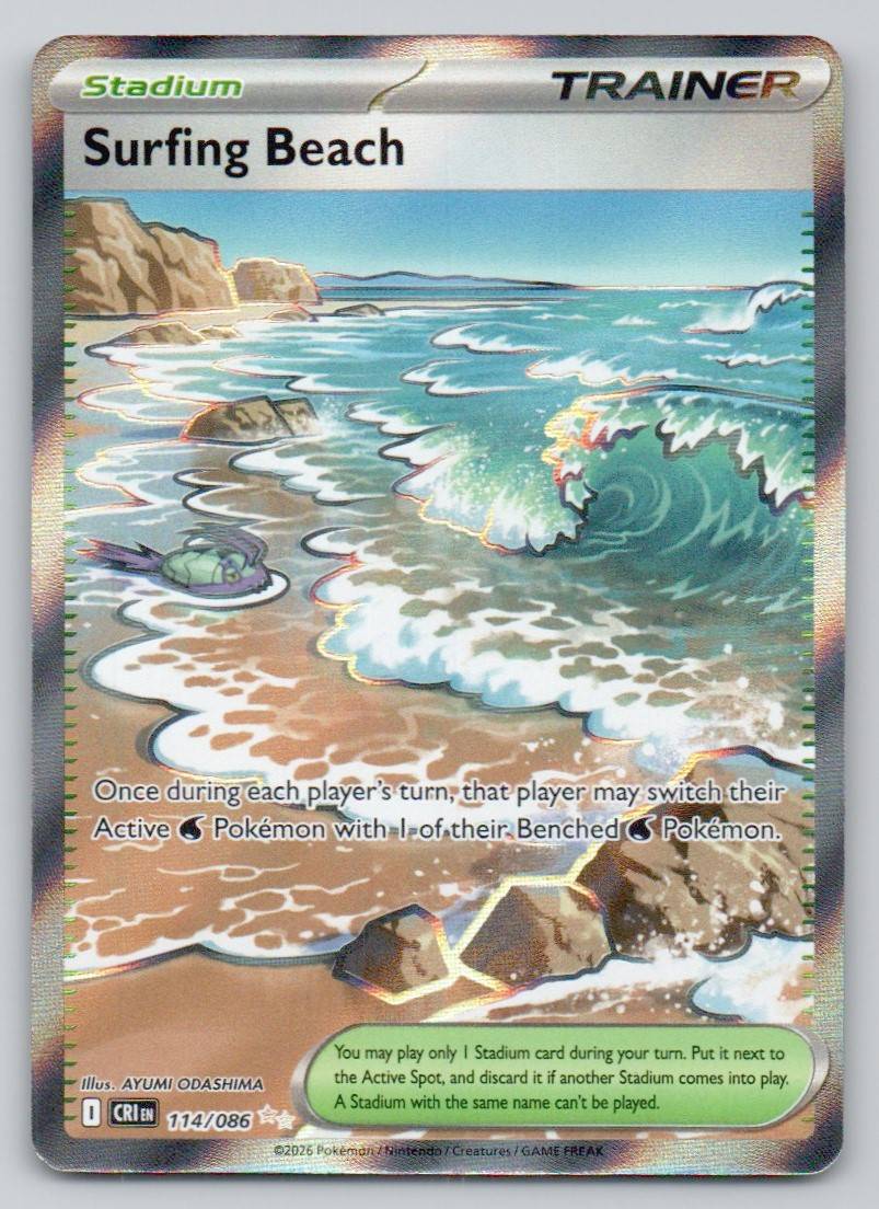 Surfing Beach 114 NOR Card - ME04: Chaos Rising