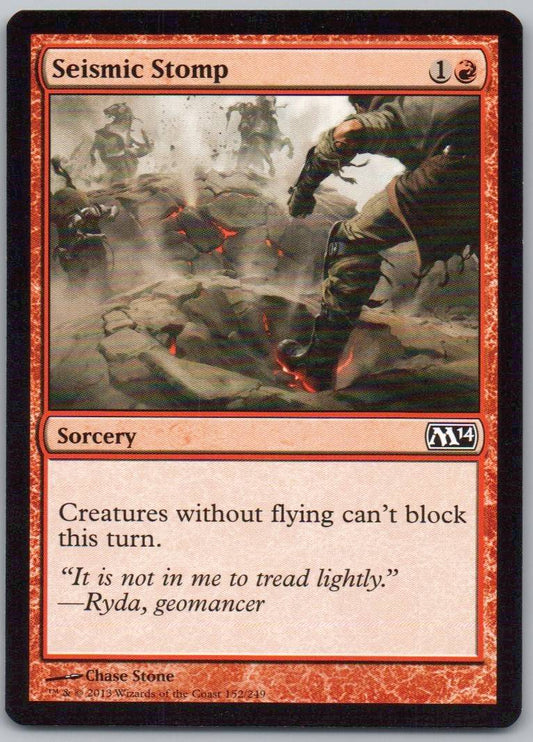 Seismic Stomp 152 Normal Sorcery Card - Magic 2014