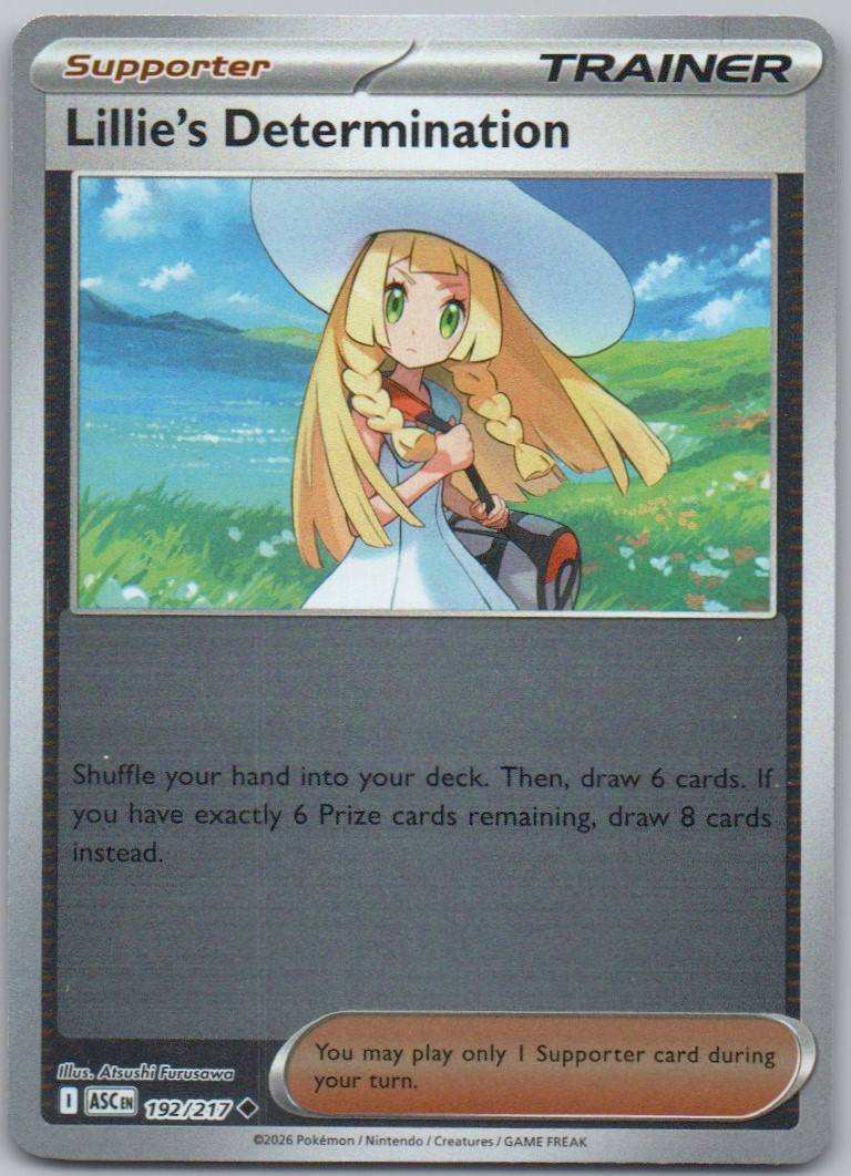 Lillie's Determination 192 REV Card - Ascended Heroes