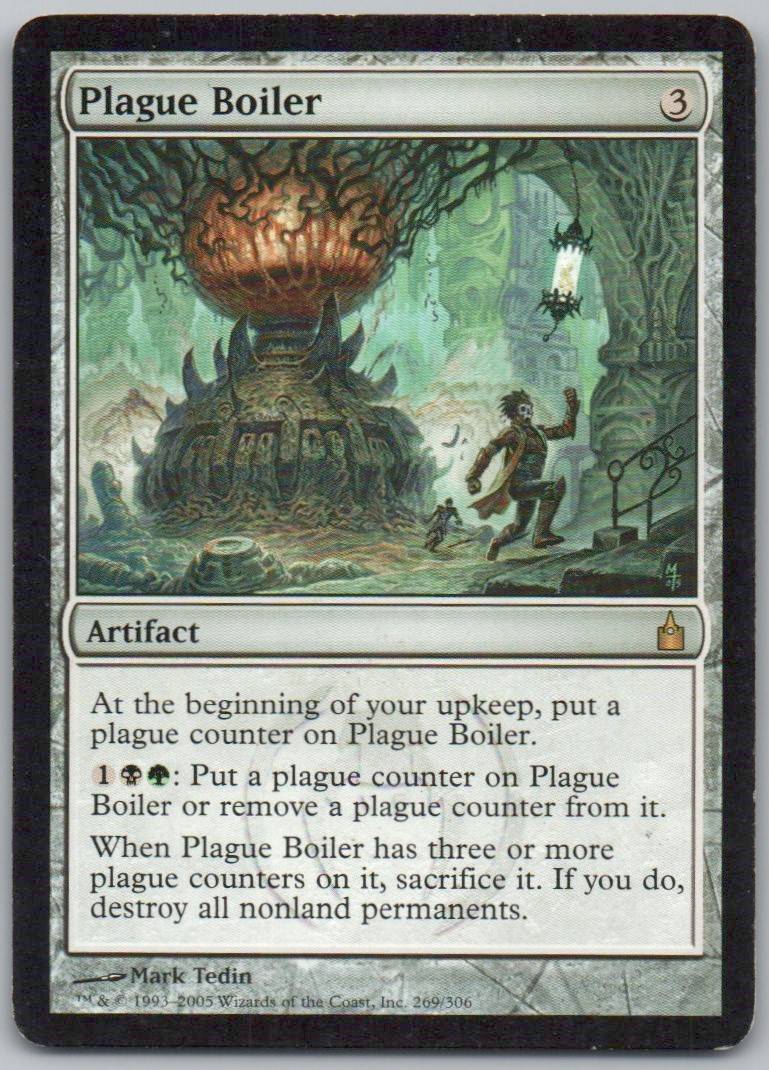 Plague Boiler 269 Normal Artifact Card - Ravnica: City of Guilds