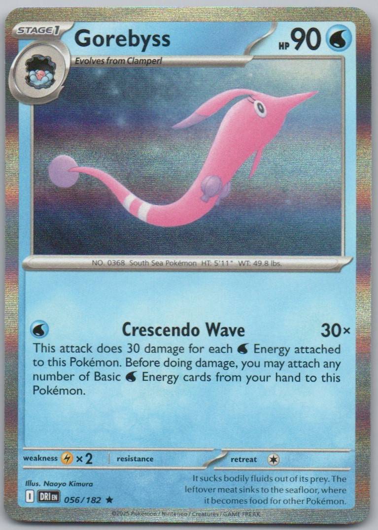 Gorebyss 056 NOR Card - Destined Rivals