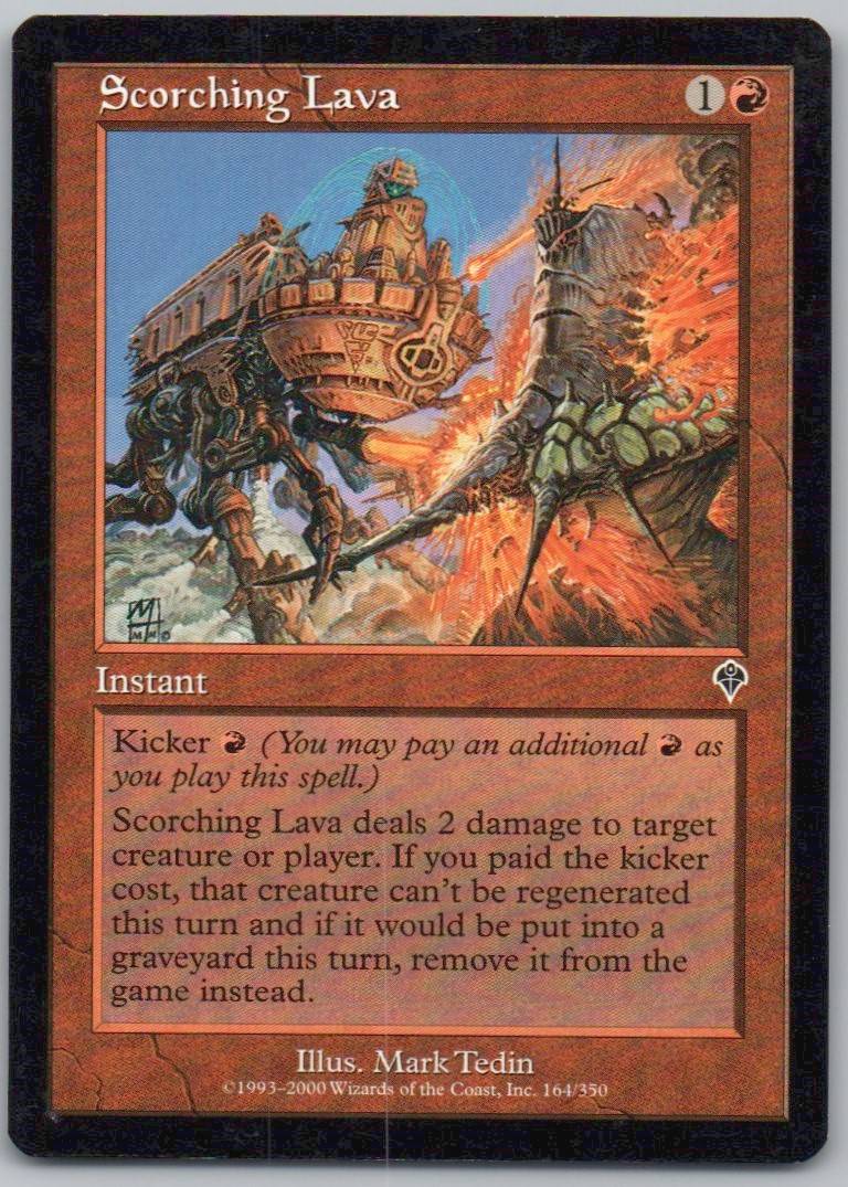 Scorching Lava 164 Normal Instant Card - Invasion