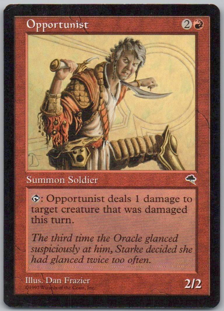 Opportunist 194 Normal Creature Card - Tempest