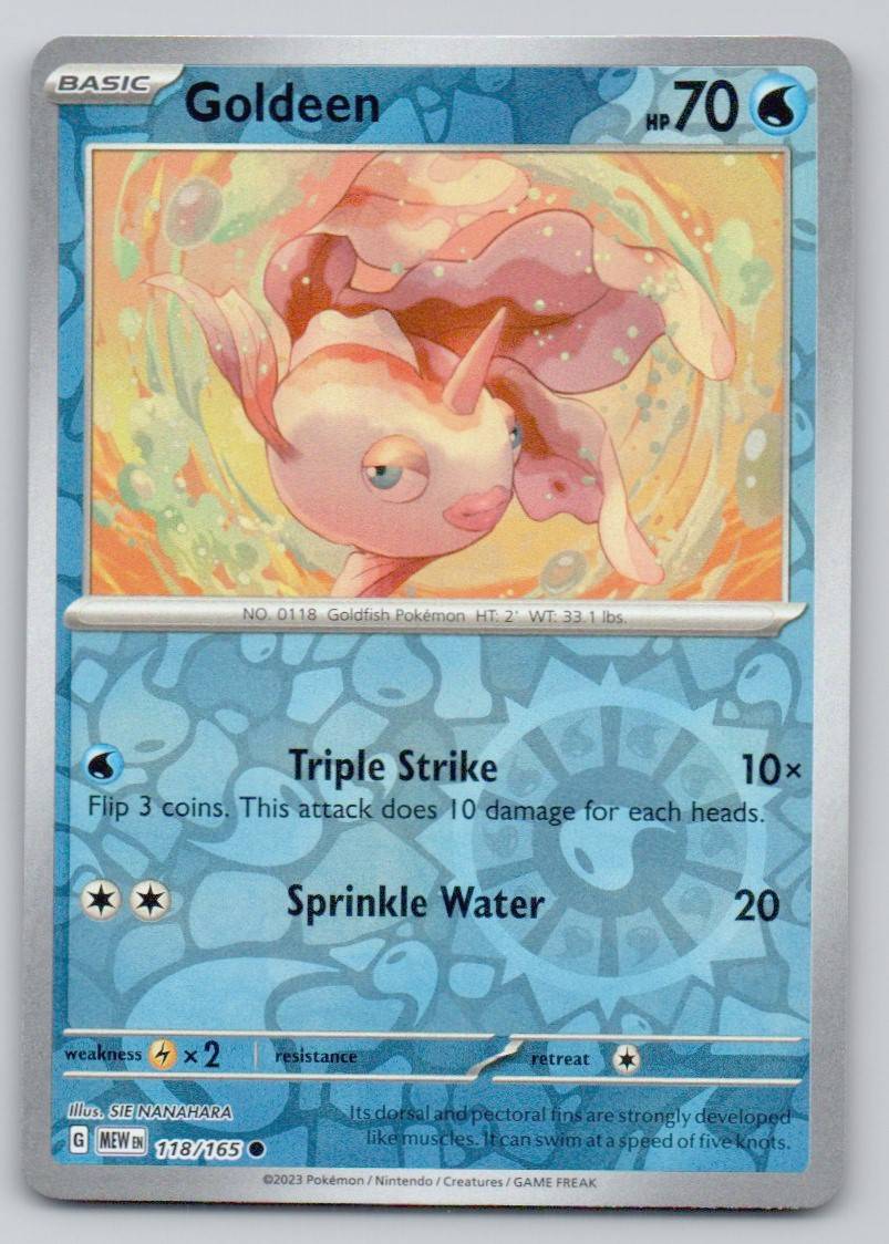 Goldeen 118 REV Card - 151