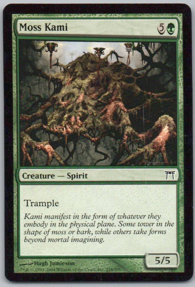 Moss Kami 228 Normal Creature Card - Champions of Kamigawa