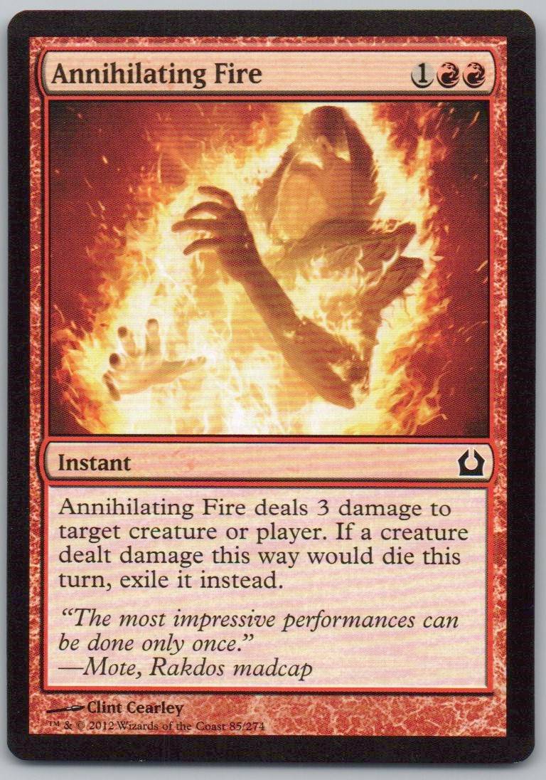 Annihilating Fire 85 Normal Instant Card - Return to Ravnica