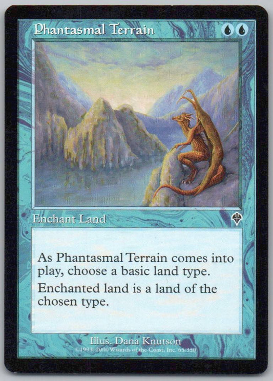 Phantasmal Terrain 65 Normal Enchantment Card - Invasion
