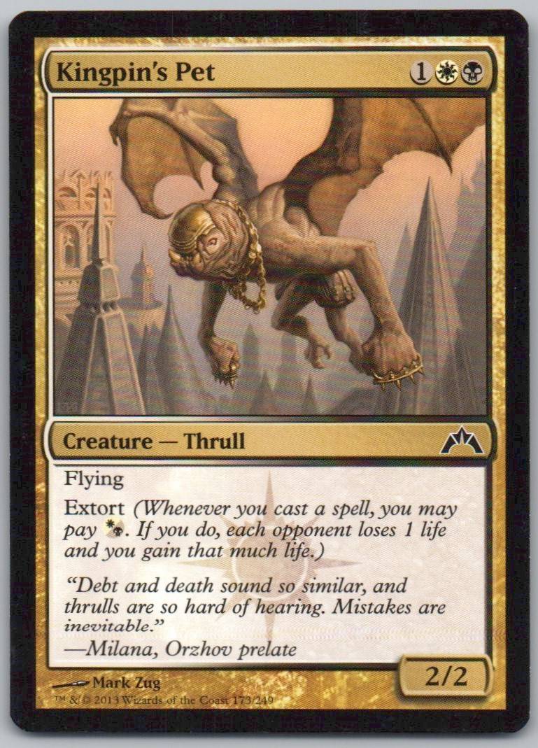 Kingpin's Pet 173 Normal Creature Card - Gatecrash