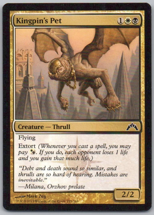 Kingpin's Pet 173 Normal Creature Card - Gatecrash