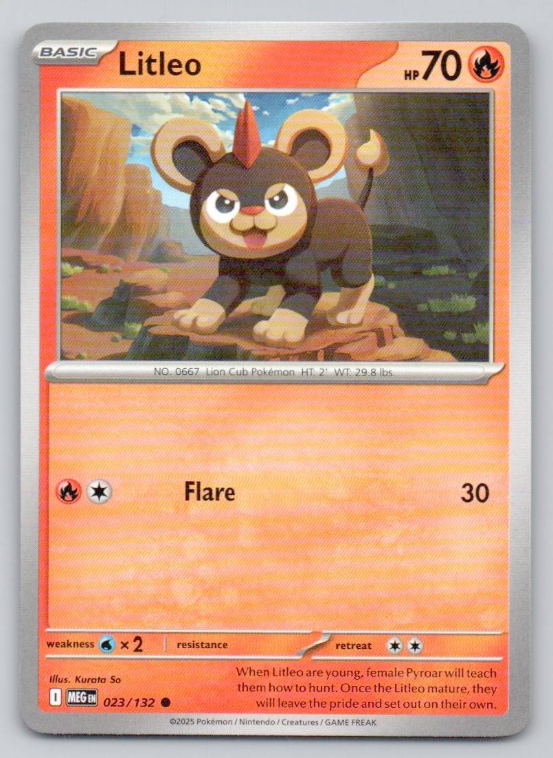 Litleo 023 NOR Card - Mega Evolution
