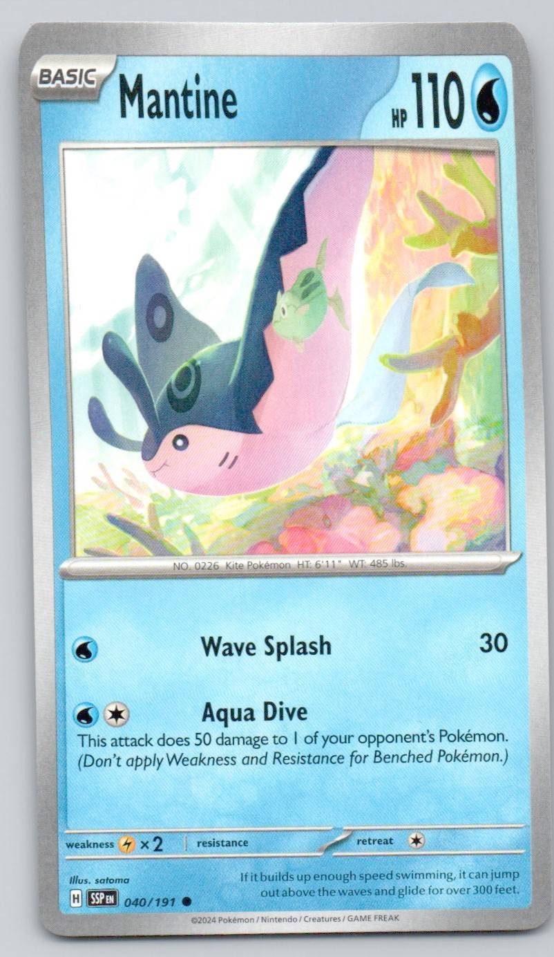 Mantine 040 NOR Card - Surging Sparks