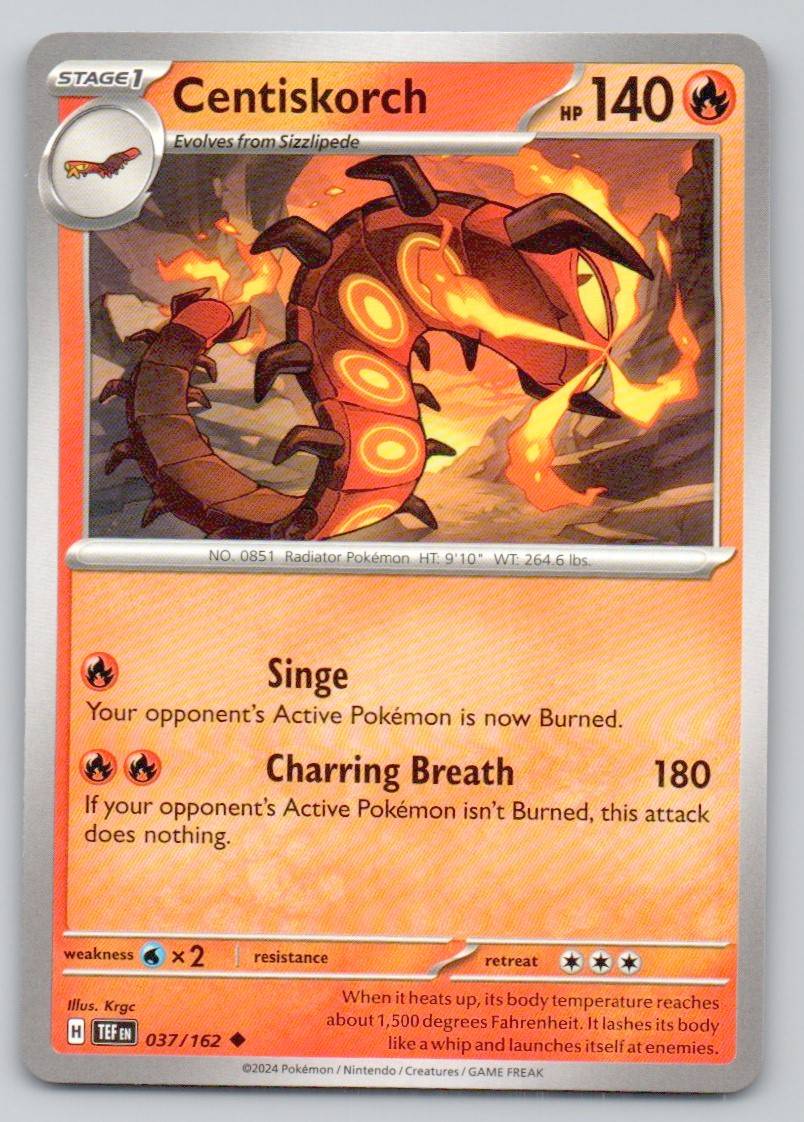 Centiskorch 037 NOR Card - Temporal Forces