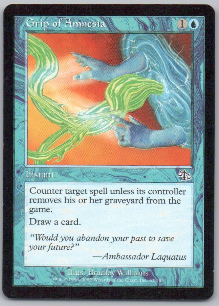 Grip of Amnesia 41 Normal Instant Card - Judgment