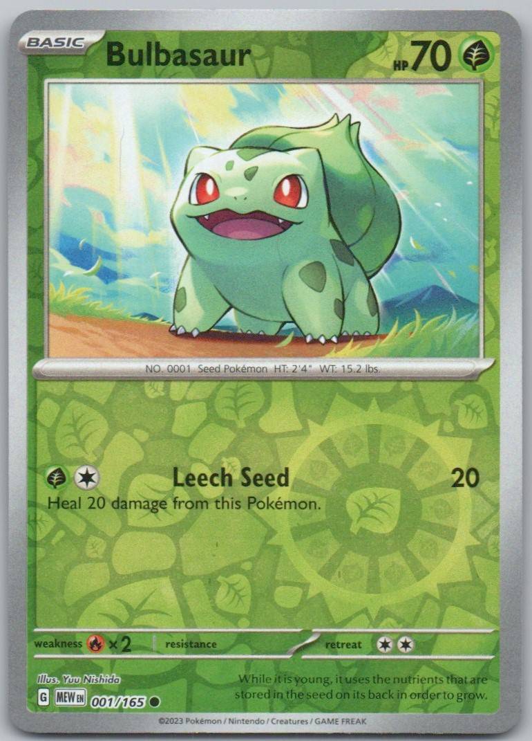 Bulbasaur 001 HOL Card - Miscellaneous Cards & Products