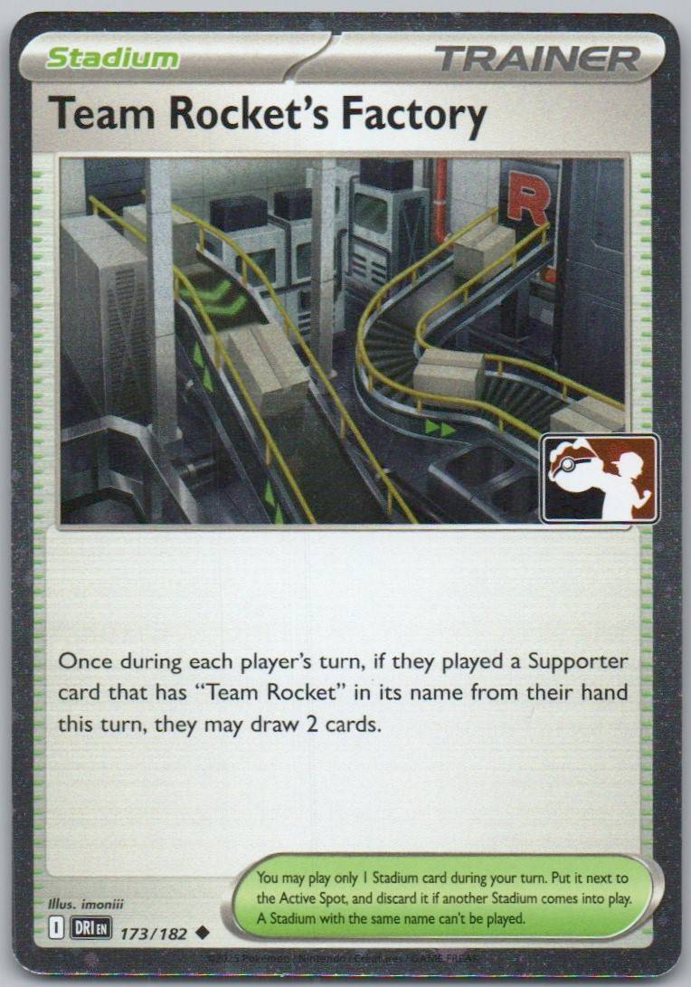 Team Rocket's Factory 173 HOL Card - Prize Pack Series Cards