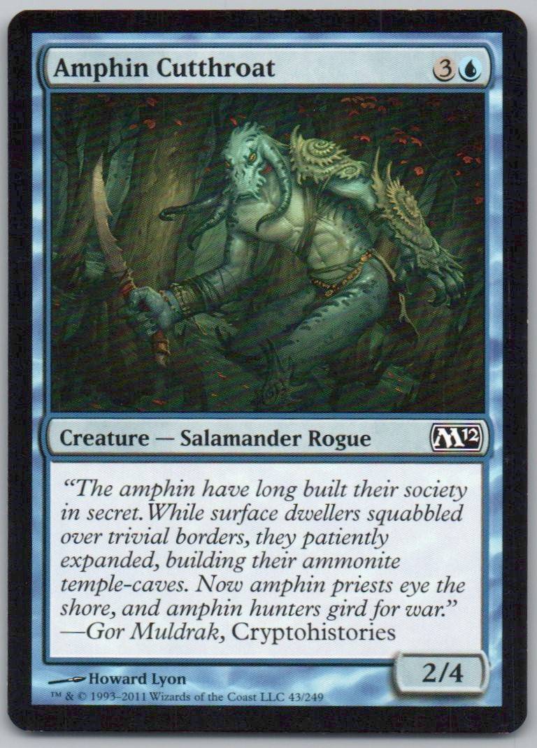 Amphin Cutthroat 43 Normal Creature Card - Magic 2012