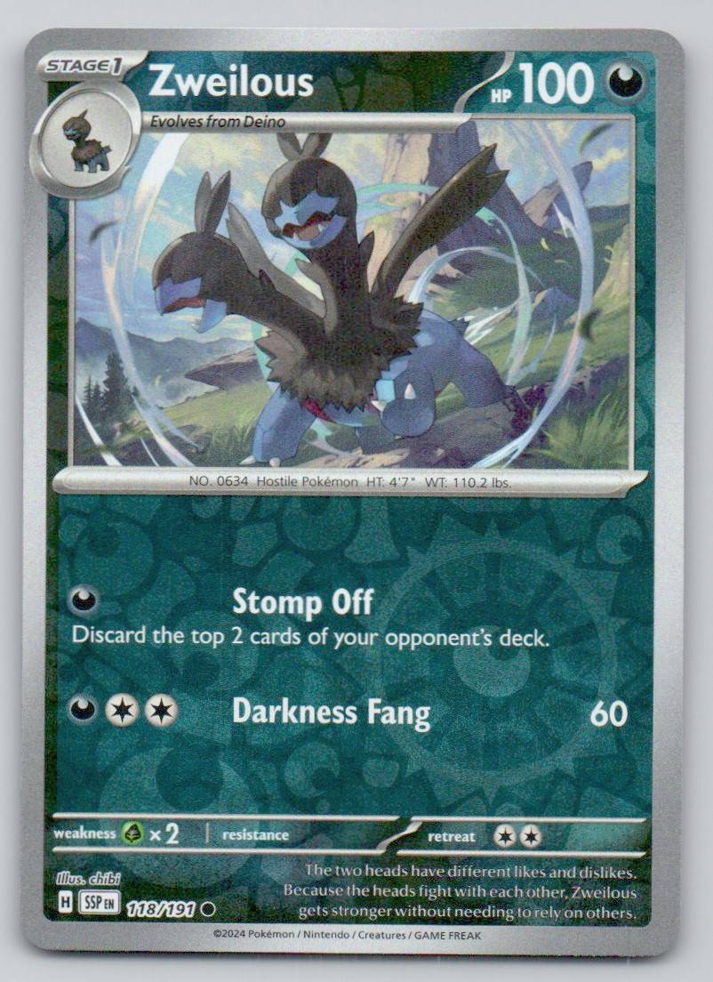 Zweilous 118 REV Card - Surging Sparks