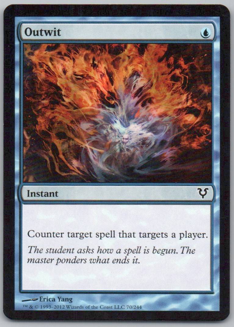 Outwit 70 Normal Instant Card - Avacyn Restored