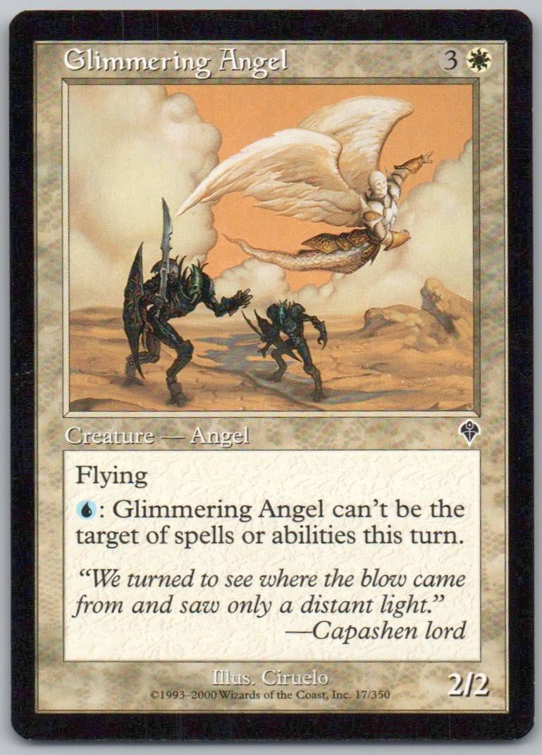 Glimmering Angel 17 Normal Creature Card - Invasion