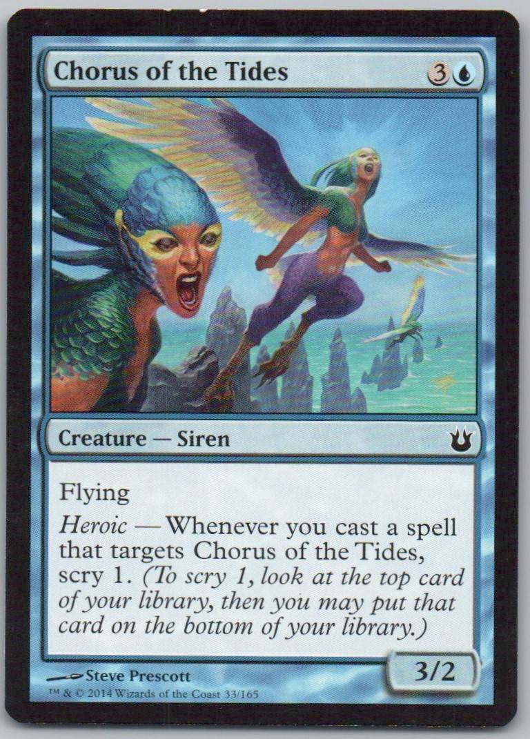 Chorus of the Tides 33 Normal Creature Card - Born of the Gods