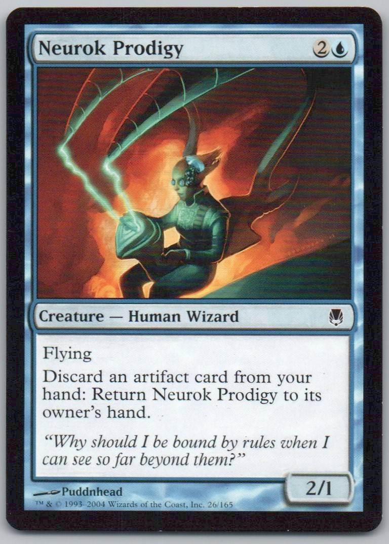 Neurok Prodigy 26 Normal Creature Card - Darksteel