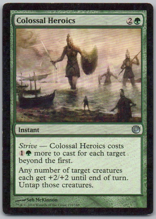 Colossal Heroics 118 Normal Instant Card - Journey Into Nyx