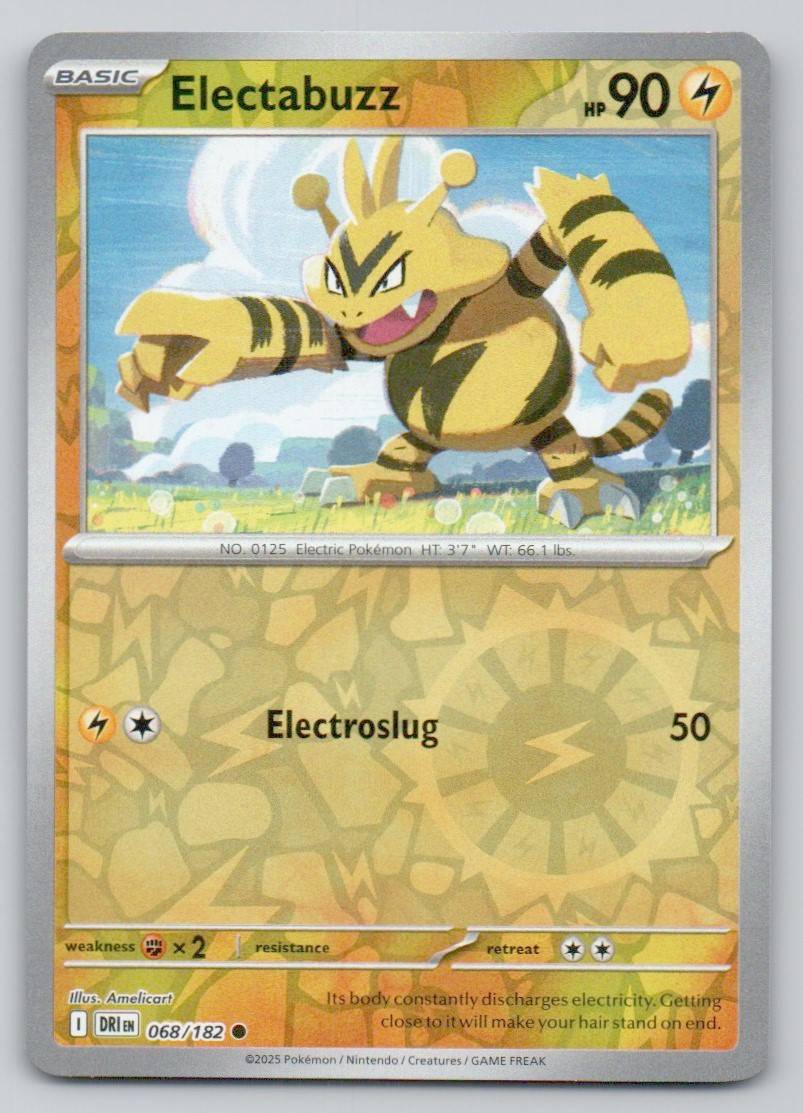 Electabuzz 068 REV Card - Destined Rivals