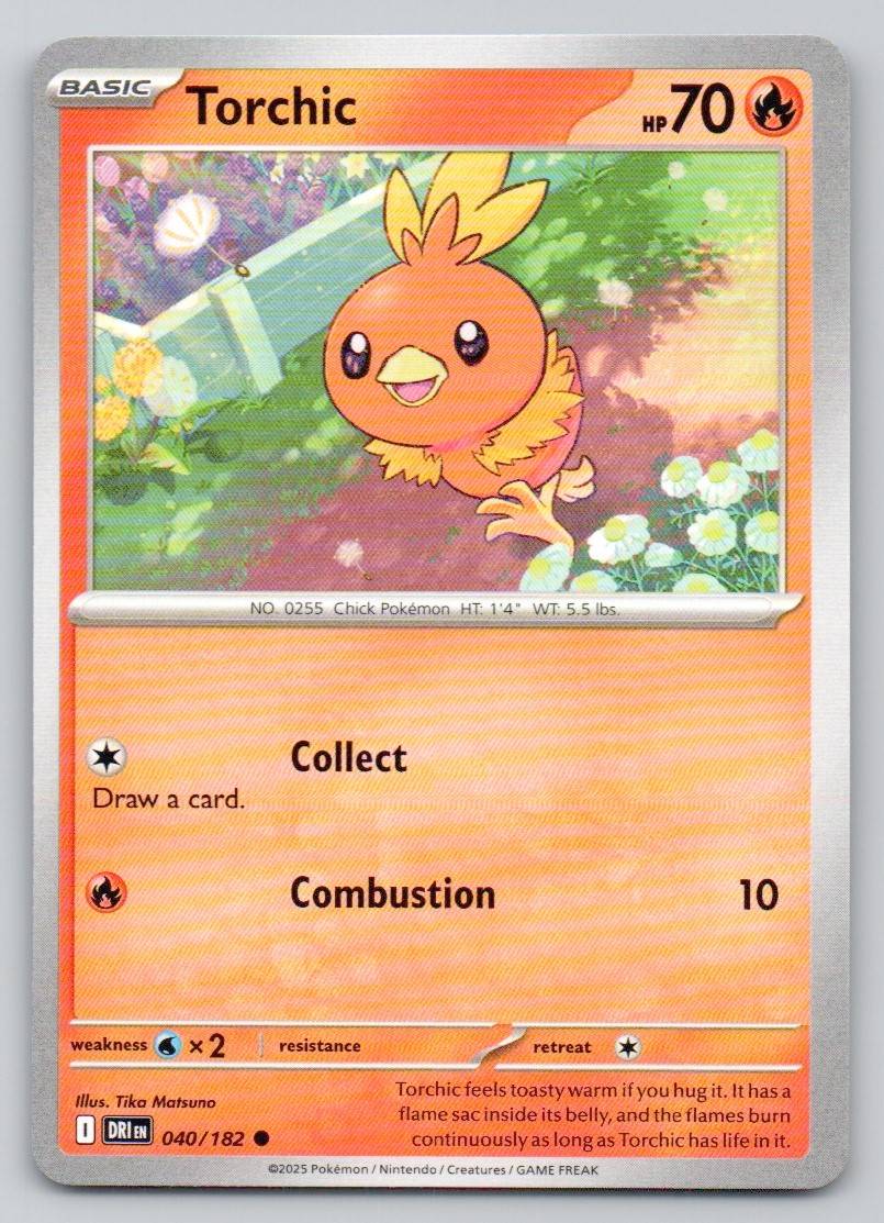 Torchic 040 NOR Card - Destined Rivals