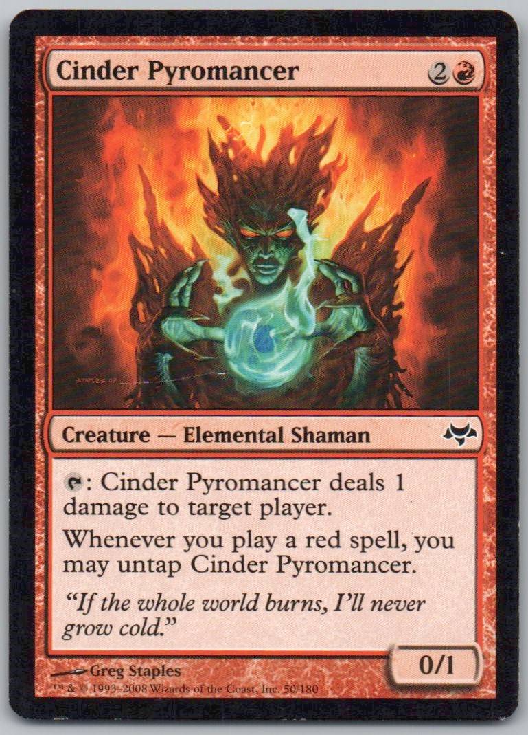 Cinder Pyromancer 50 Normal Creature Card - Eventide