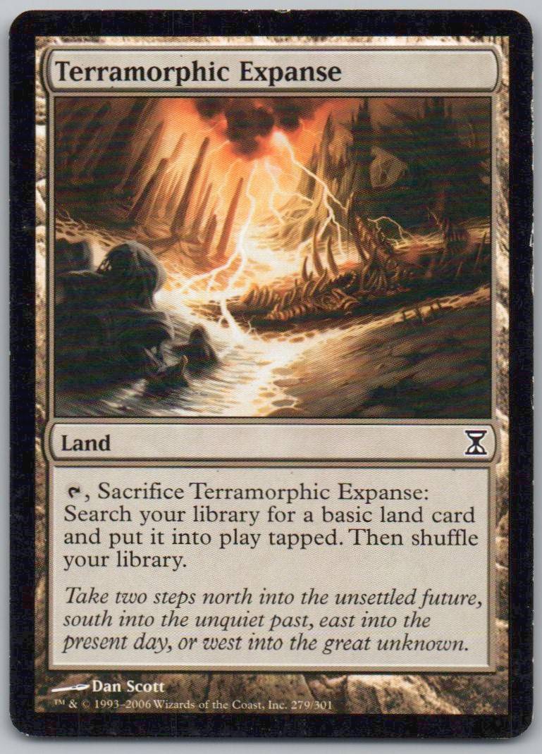 Terramorphic Expanse 279 Normal Land Card - Time Spiral